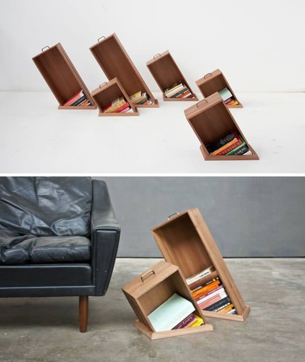 illusion bookshelves