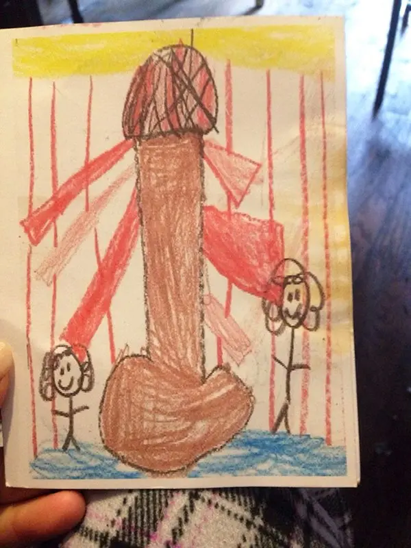 13 Accidentally Inappropriate Kids' Drawings That Turned Out Hilarious