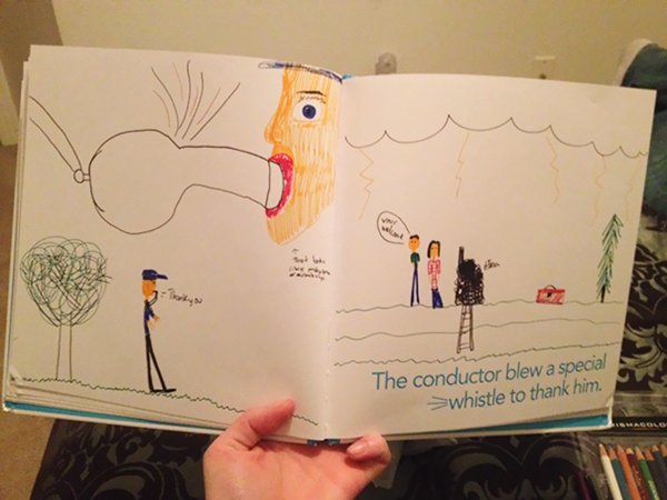 13 Accidentally Inappropriate Kids' Drawings That Turned Out Hilarious