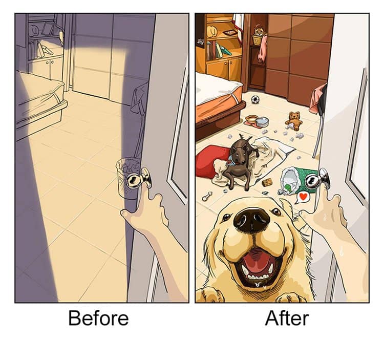 life-before-dog-vs-life-after-dog-greet