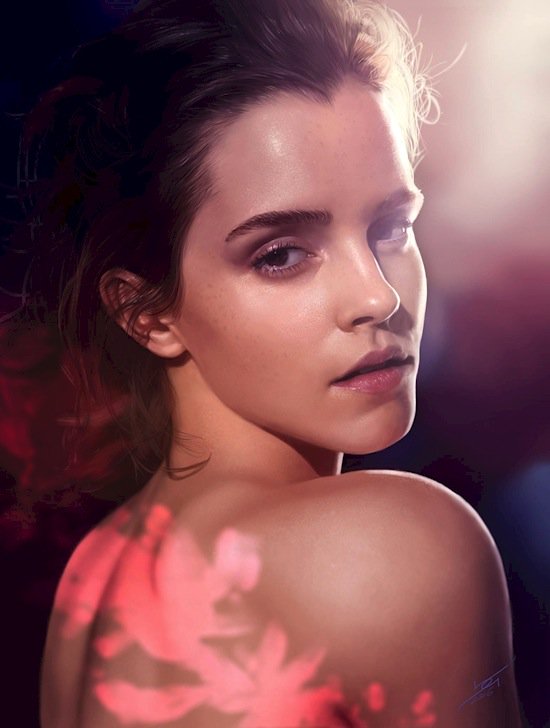 painting-emma-watson