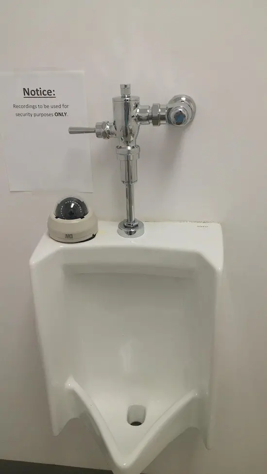 prank urinal cam