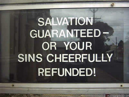refund church sign