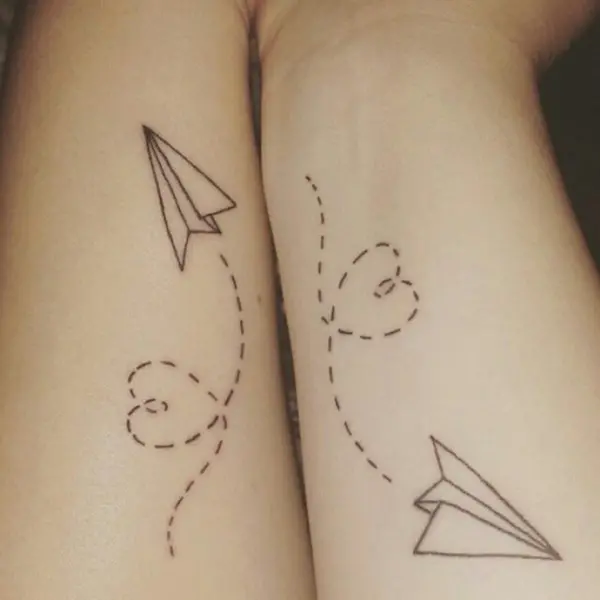 sister-tattoo-ideas-airplanes