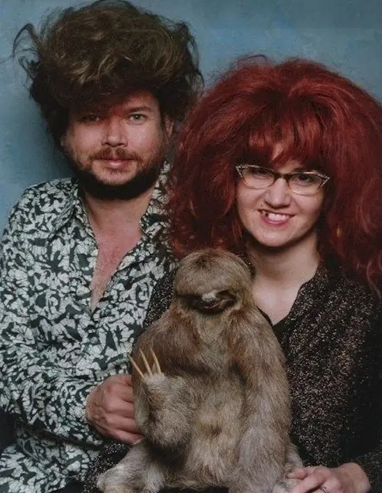 sloth baby couple