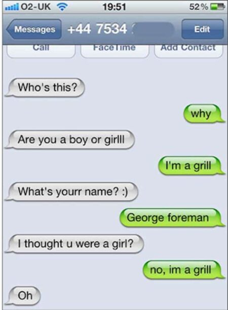 13 Random And Hilarious Text Message Conversations