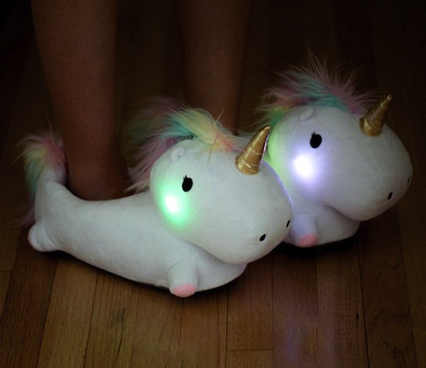 unicorn-slippers