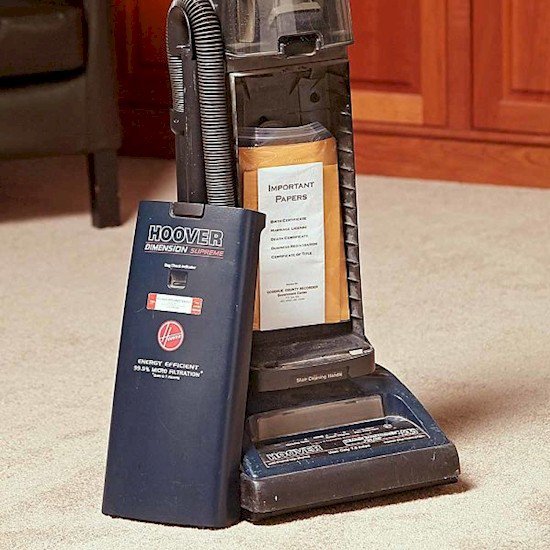 vacuum hiding spot