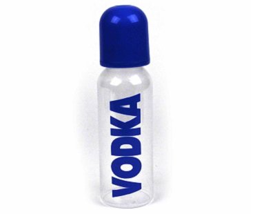vodka baby bottle first drink
