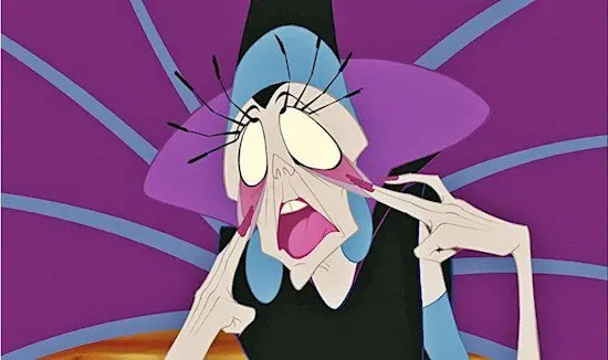 yzma weird face