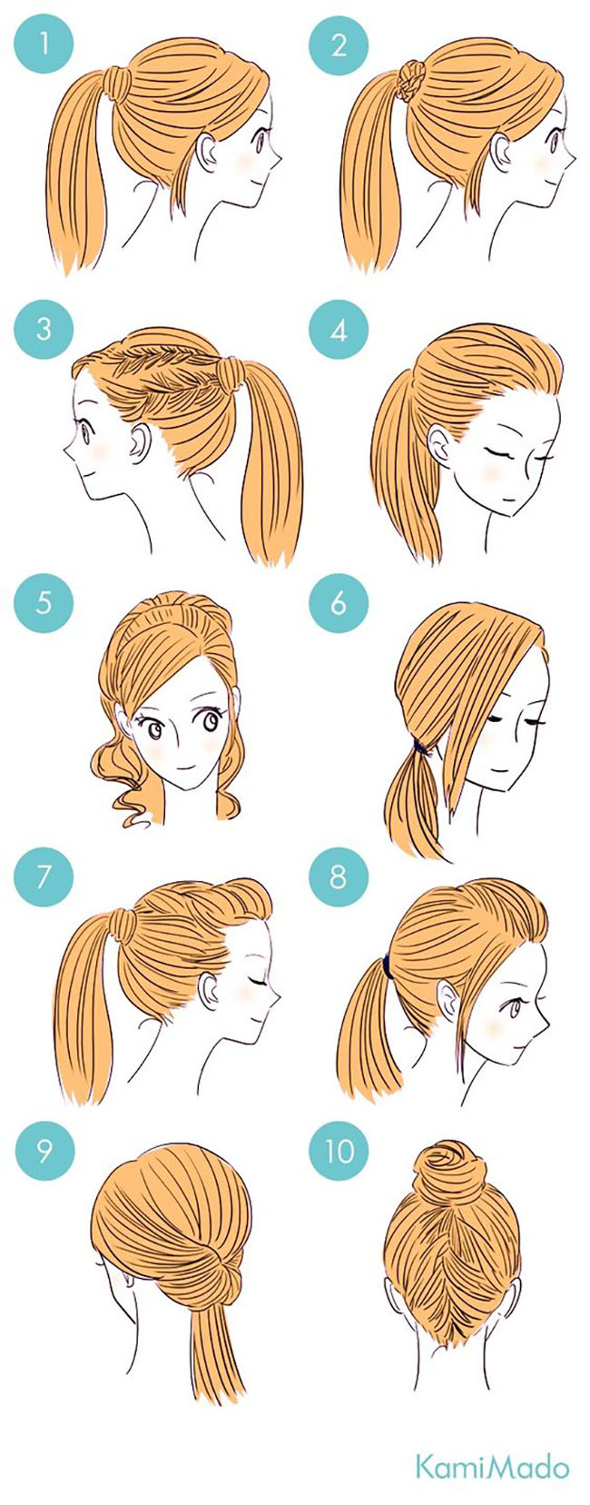 7 Easy Hairstyles for Long Hair | by vohair | Medium