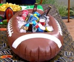 American Football Inflatable Cooler
