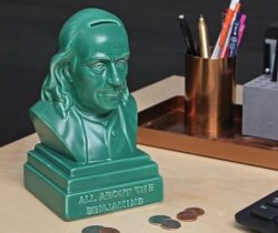 Benjamin Franklin Money Bank