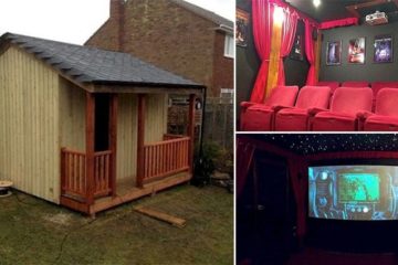 DIY Home Theater Tool Shed