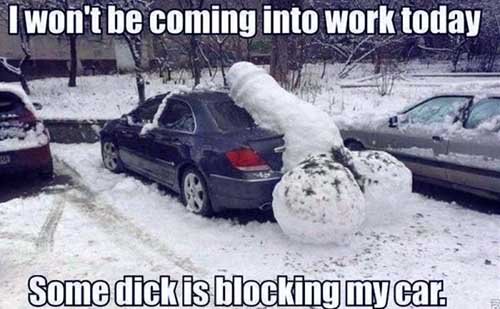 Dick Blocking Car