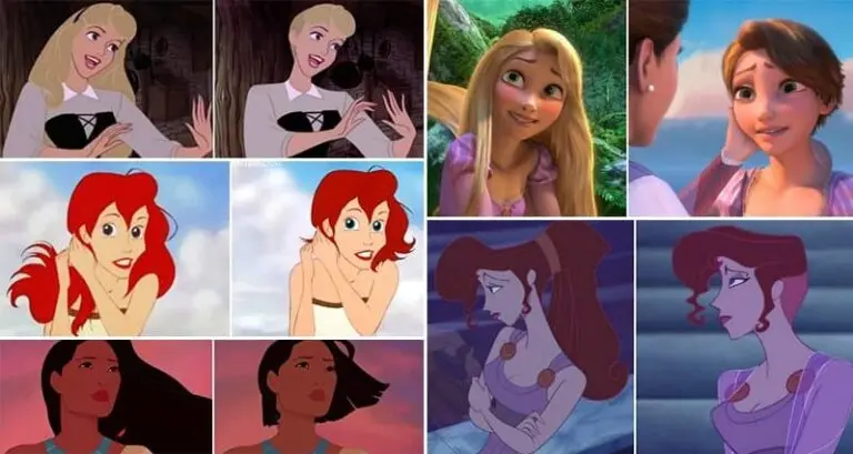 Disney Princesses Short Hair