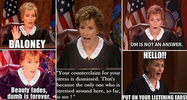 Hilarious Judge Judy Images