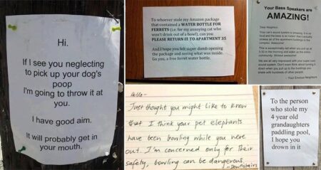 Hilarious Note Left By Neighbors
