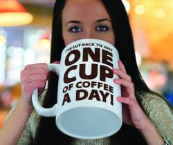 One Cup of Coffee Large Mug