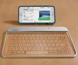 Transparent Wireless Glass Keyboard