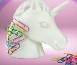 Unicorn Paperclip Holder