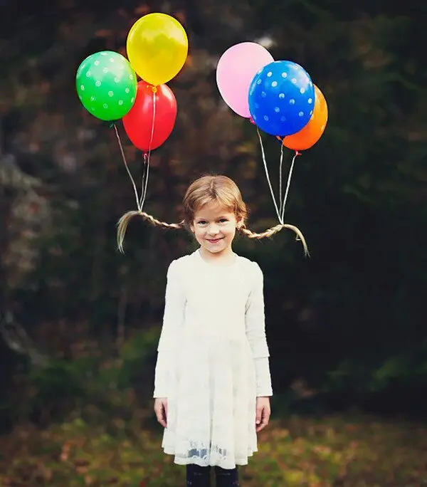 balloon hair