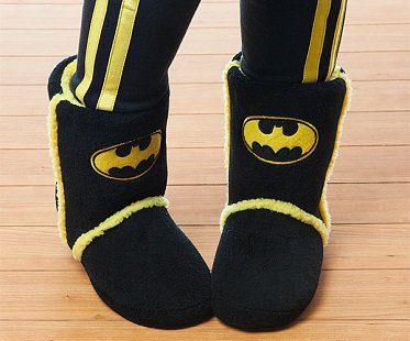 batman boot slippers