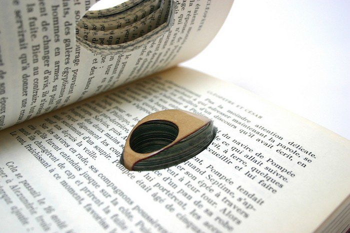 book ring pages