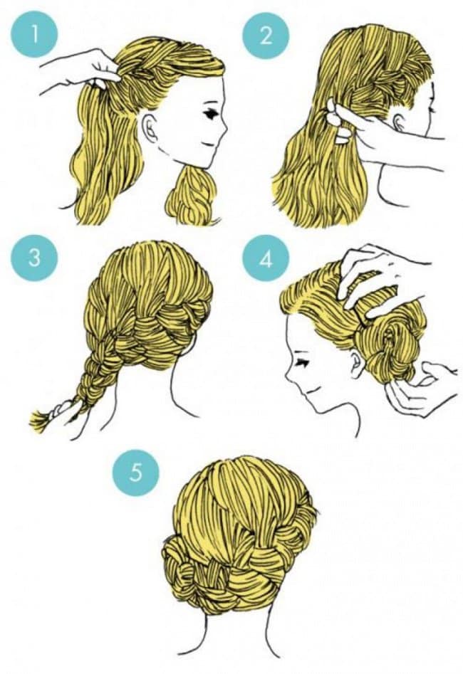 braid bun