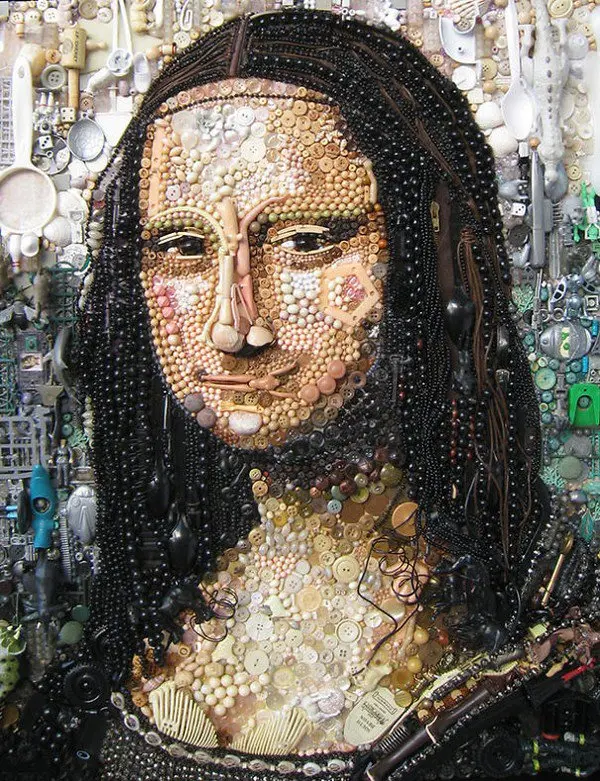 button mona lisa