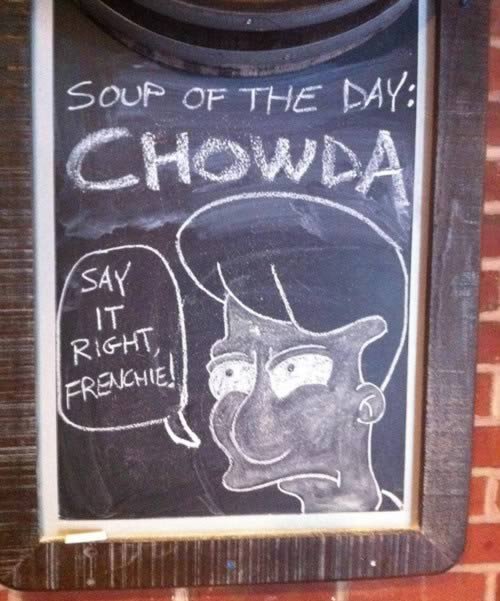 chowda sign