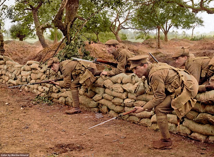 colorized-black-and-white-historic-photos-bayonets