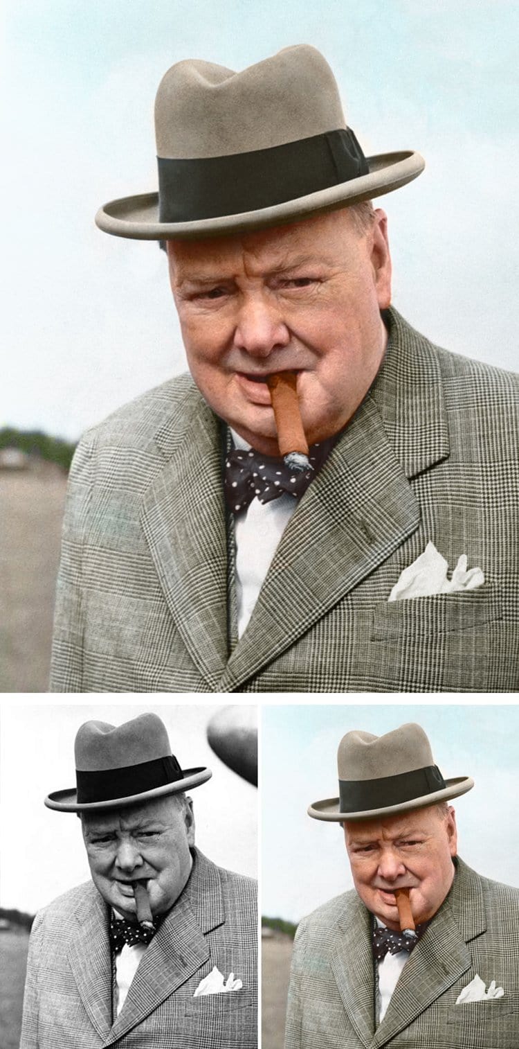 colorized-black-and-white-historic-photos-churchill