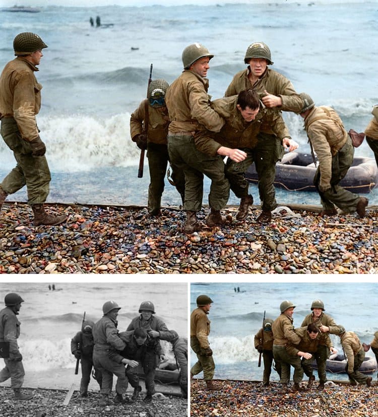 colorized-black-and-white-historic-photos-medics