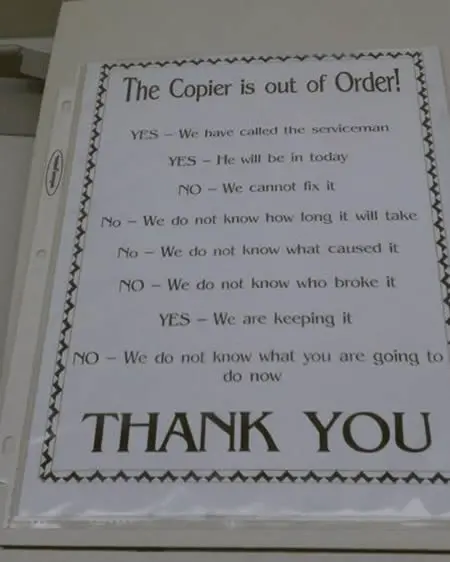 copier problem