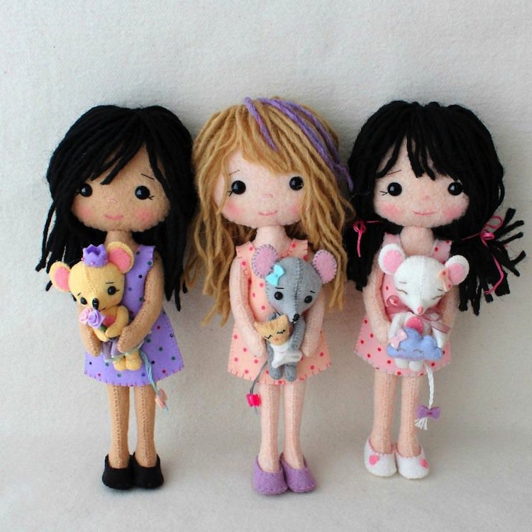 dolls-trio