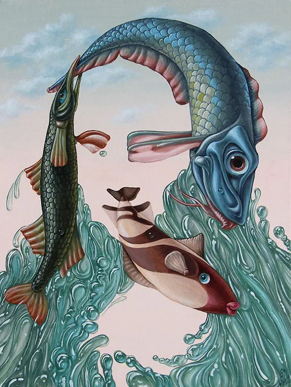 fish mona lisa