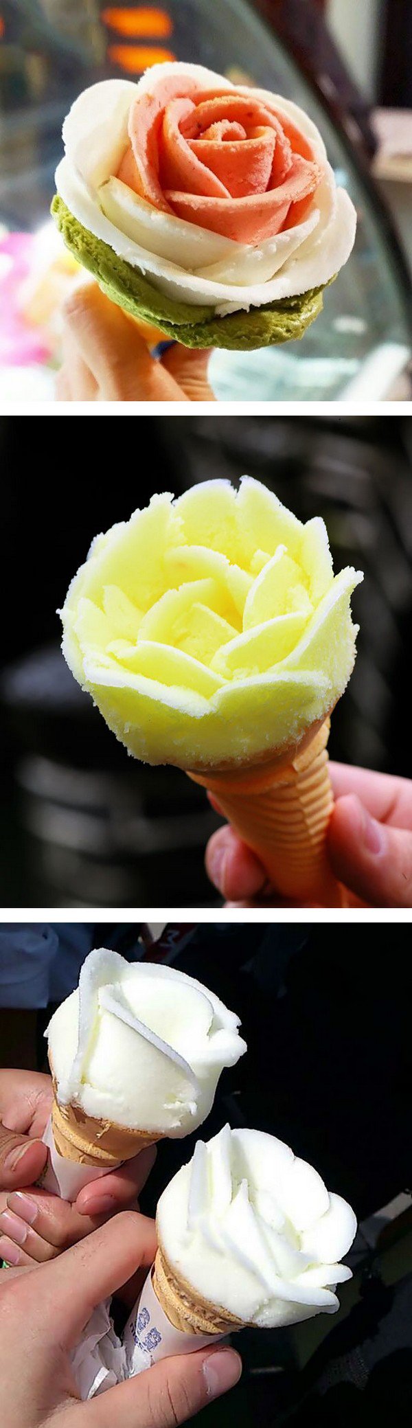 flower ice cream