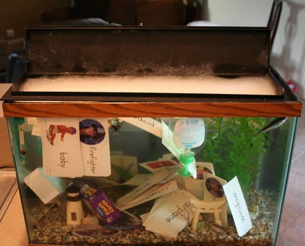 garbage fishtank