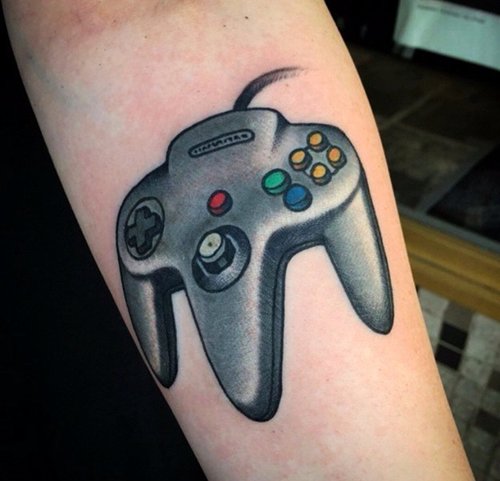 geeky-tattoos-n-64