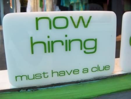 hiring clue ad