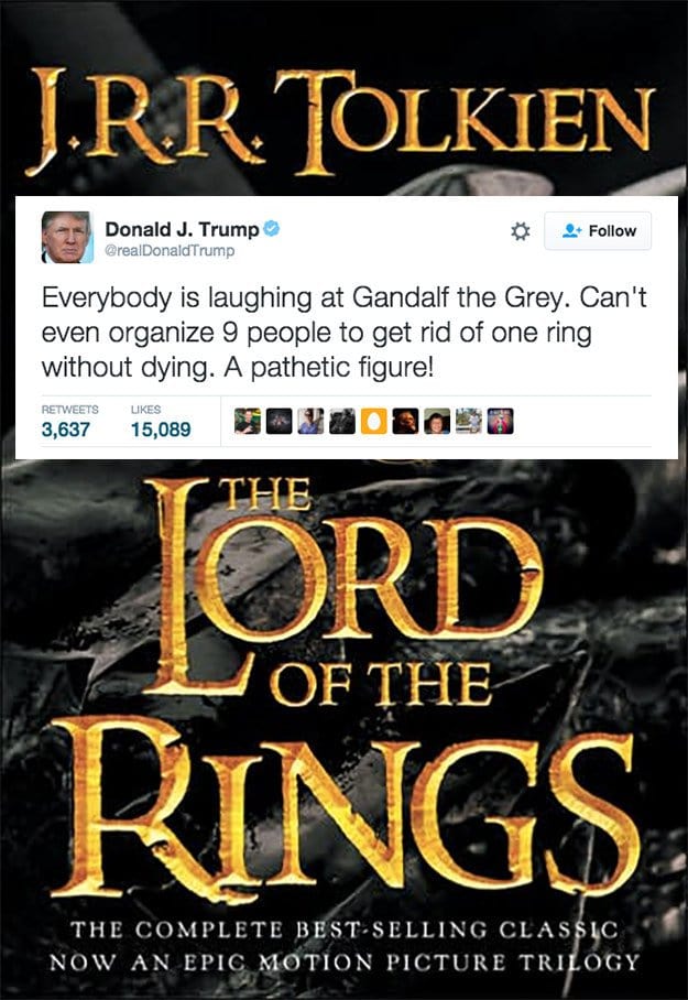 if-trump-reviewed-books-lotr