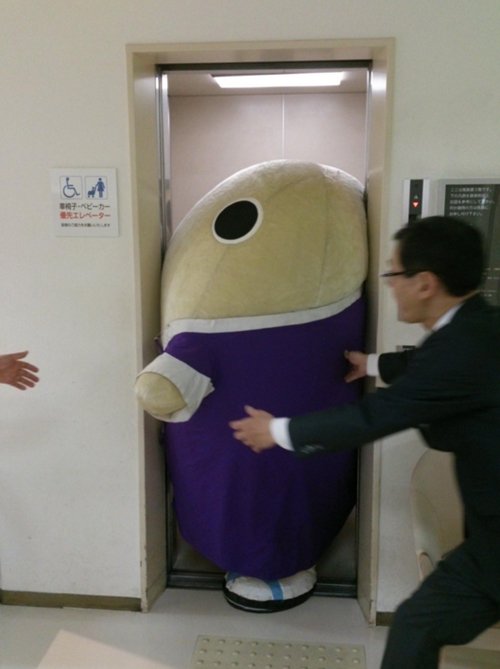 japanese-mascots-stuck-lift