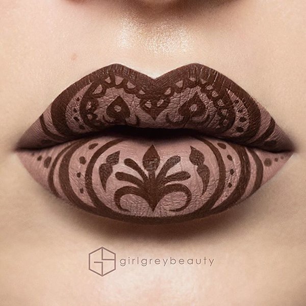 lip-art-pattern