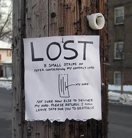 lost flyer
