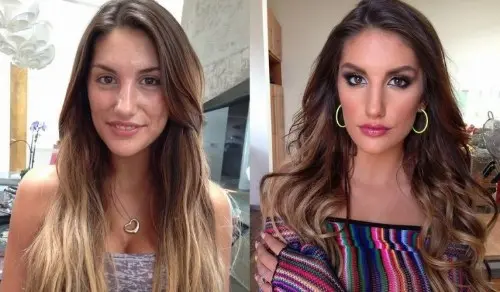 makeup-before-after-stripes