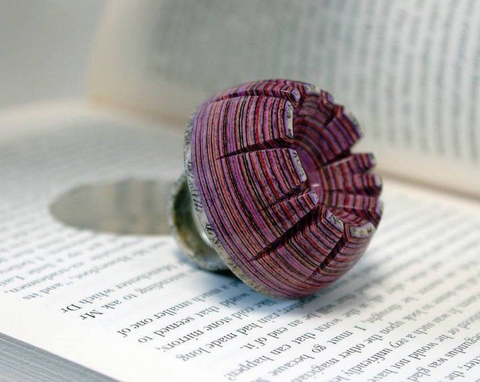 pink book ring