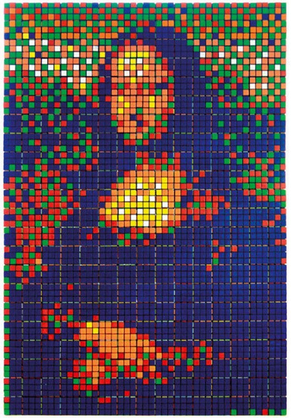 rubik mona lisa