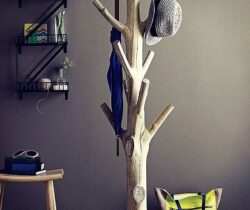 tree coat rack trunk