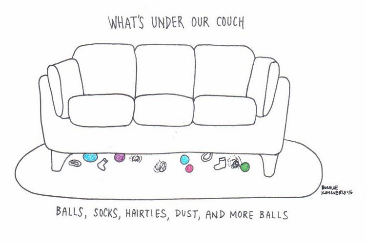 under couch